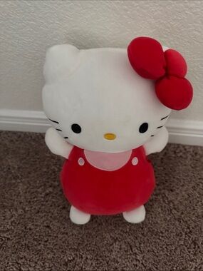 Hello Kitty Red Bow and Dress Plush